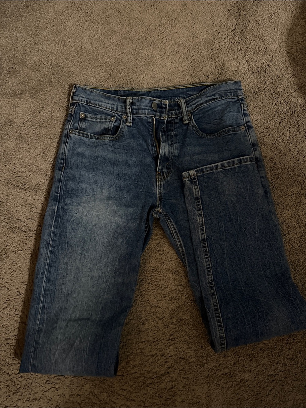 Levi's Men's Medium Blue Straight-Leg Jeans